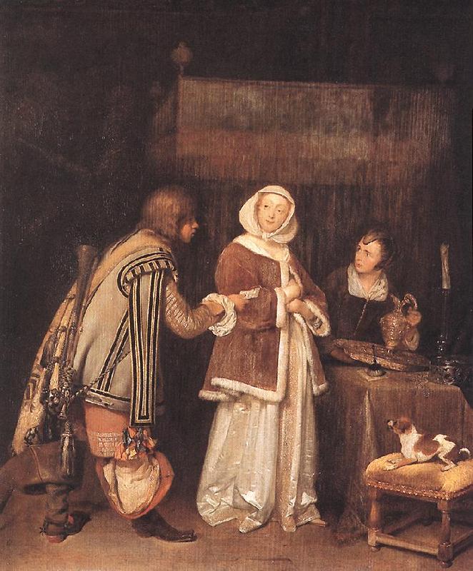 TERBORCH, Gerard The Letter dh China oil painting art